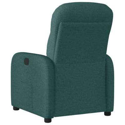 Fauteuil verstelbaar stof donkergroen