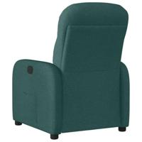 Fauteuil verstelbaar stof donkergroen - thumbnail