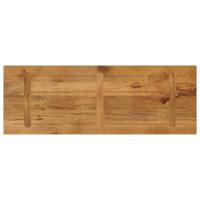 Tafelblad rechthoekig 160x50x2,5 cm massief mangohout - thumbnail