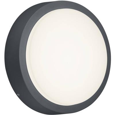 LED Tuinverlichting - Tuinlamp - Trion Bagry - Wand - 8W - Mat Antraciet - Aluminium