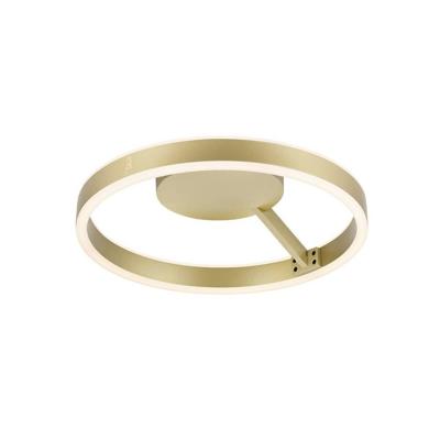 SLV Strakke plafondlampOne 40 goud Ø 40cm - 1008545