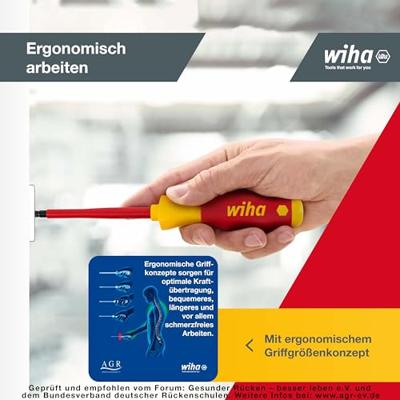Wiha schroevendraaier SoftFinish electric sleufkop/ Phillips-schroevendraaierset, 6-delig 00833 - thumbnail
