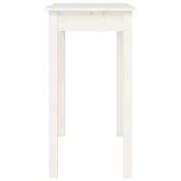 Wandtafel 80x40x75 cm massief grenenhout wit - thumbnail