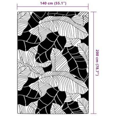VidaXL Buitenkleed arakil 140x200 cm polypropeen groen VidaXL Buitenkleed arakil 140x200 cm polypropeen groen