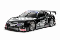 Tamiya 1:10 RC auto Elektro Racewagen Opel Calibra V6 Cliff Zwart Brushed 4WD Bouwpakket - thumbnail
