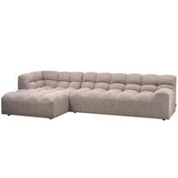 Woood Allure Chaise Longue - Polyester - Bruin Melange - 79x324x165 - thumbnail