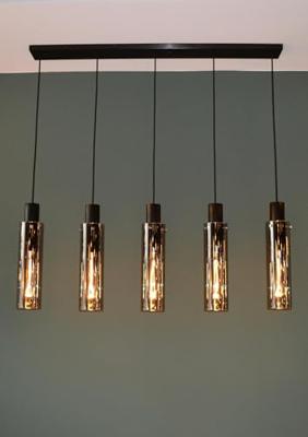 Lucide ORLANDO - Hanglamp - 5xE27 - Fumé Lucide ORLANDO - Hanglamp - 5xE27 - Fumé