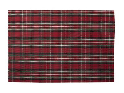 Placemat 30x45cm kerst ruit