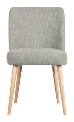 Vtwonen Eetkamerstoel 'Force' Bouclé, kleur Grijs