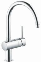 Grohe Minta keukenmengkraan met draaibare C-uitloop chroom - thumbnail