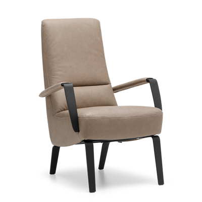 Fauteuil X-108 Lichtbruin Leer