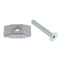 PLETSCHER standaardplaat "f 15/3" flap flap m10 x 50mm - thumbnail