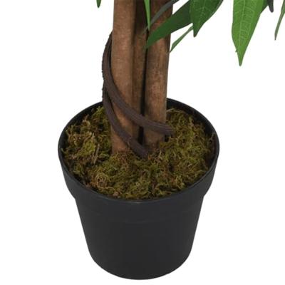 VidaXL Kunstplant mangoboom 1050 bladeren 200 cm groen