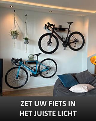 PARAX S-Rack Bike Wall Mount - White / Black