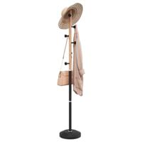 VidaXL Kapstok 177 cm gepoedercoat ijzer zwart - thumbnail