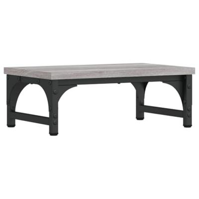 VidaXL Monitorstandaard 37x23x14 cm bewerkt hout grijs sonoma eiken VidaXL Monitorstandaard 37x23x14 cm bewerkt hout grijs sonoma eiken