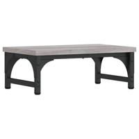 VidaXL Monitorstandaard 37x23x14 cm bewerkt hout grijs sonoma eiken - thumbnail