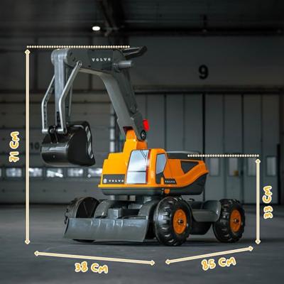 Volvo FALK Graafmachine - 360° Draaibare Cabine - Knikgraafmachine met Openklapbare Stoel - 100% Gemaakt in Frankrijk - 3 Jaar Garantie