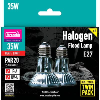 Arcadia halogen basking spot e27 100 watt Habistat Aquadistri - Aquadistri