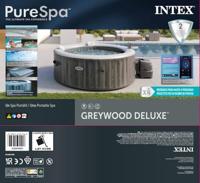 Intex Pure Spa Greywood Deluxe 4 persoons opblaasbare spa - thumbnail