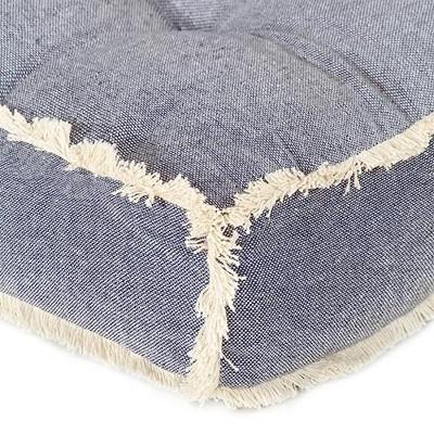 VidaXL Bankkussen pallet 120x80x10 cm blauw