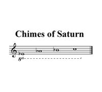 Woodstock windgong Chimes of Saturn zwart - thumbnail