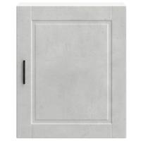 Keukenwandkast Porto bewerkt hout betongrijs - thumbnail