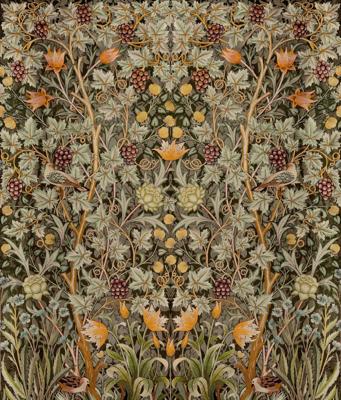 Dutch Wallcoverings Hidden Treasures 2 -Vine Embroid. 196X270 - Multicolor
