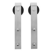 Intersteel | Set van 2 hangrollen Basic | 29mm | RVS Geborsteld - thumbnail