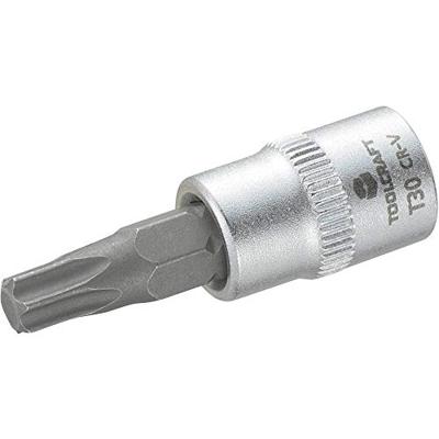 TOOLCRAFT T30 816153 T-profiel Dopsleutel-bitinzet T 30 1/4 (6.3 mm)