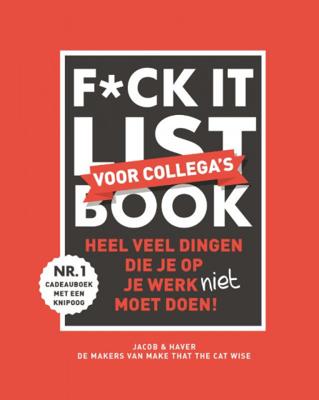 F*ck it list book voor collega's (Hardback)