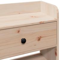 Hoofdbord met opbergruimte 75 cm massief grenenhout - thumbnail