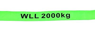 Petex 47202213 Rondstrop Werklast (WLL): 2 t Groen EN 1492-2 DIN 1492-2