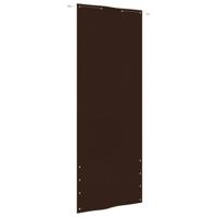 VidaXL Balkonscherm 80x240 cm oxford stof bruin - thumbnail