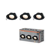 OSRAM HOMELIGHTING 4099854595677 Plafondspot, LED-plafondspot Zwart - thumbnail