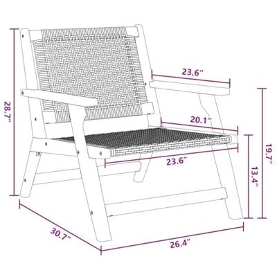 Tuinmeubelen 2 pcs Grijs 67 x 78 x 73cm Massief acaciahout