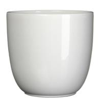 Bloempot Pot rond es/13 tusca 14 x 14.5 cm wit Mica - Mica decorations - thumbnail