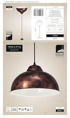 Eglo HanglampTruro 2 - 49248
