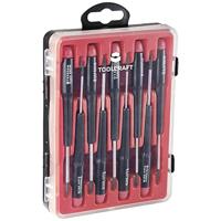 TOOLCRAFT Schroevendraaierset 9-delig Plat, Kruiskop Phillips, T-profiel - thumbnail