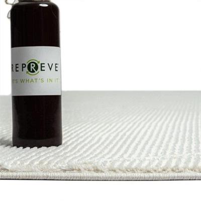 Laagpolig Gerecycled vloerkleed Cream-80 x 150 cm