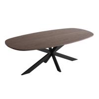 Tower Living Deens Ovale Eettafel 'San Marino' Eiken, 220 x 110cm - thumbnail