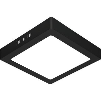 LED Paneel 30x30cm 28W Koud Wit 6400K Mat Zwart Aluminium