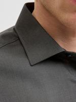 Jack & Jones Jprblaparker Shirt L/s Noos Overhemd Dark Grey Melange - thumbnail