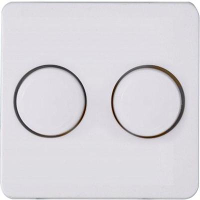 Enzo Kopp hk02 arctic wit afdekplaat + knop duo dimmer - 4621035