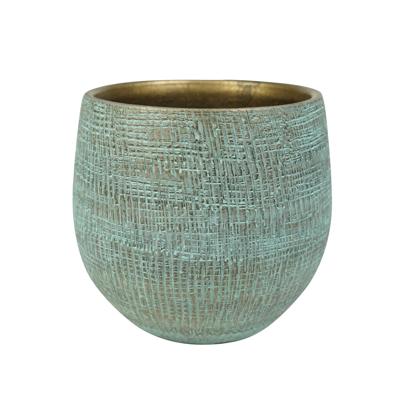 Bloempot Ryan Shiny Blue Ø18cm