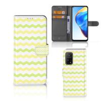 Xiaomi Mi 10T Pro | Mi 10T | Telefoon Hoesje | Waves Yellow - thumbnail