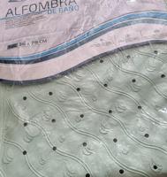 Gerimport Badmat Anti-slip 76 x 36 Cm Rubber Groen - thumbnail