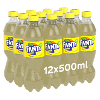 Fanta zero lemon pet (12x 50cl) - thumbnail