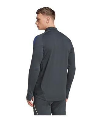 adidas Olympique Lyon Trainingstrui 1/4-Zip 2025-2026 Donkergrijs Goud Rood Blauw - thumbnail