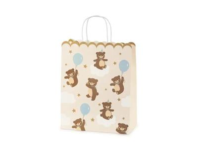 Cadeautas Teddybeertjes Cream